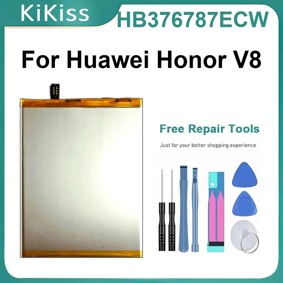 

Аккумуляторы HB376787ECW для Huawei Honor V8, 3500 мАч, перезаряжаемые, для мобильных телефонов