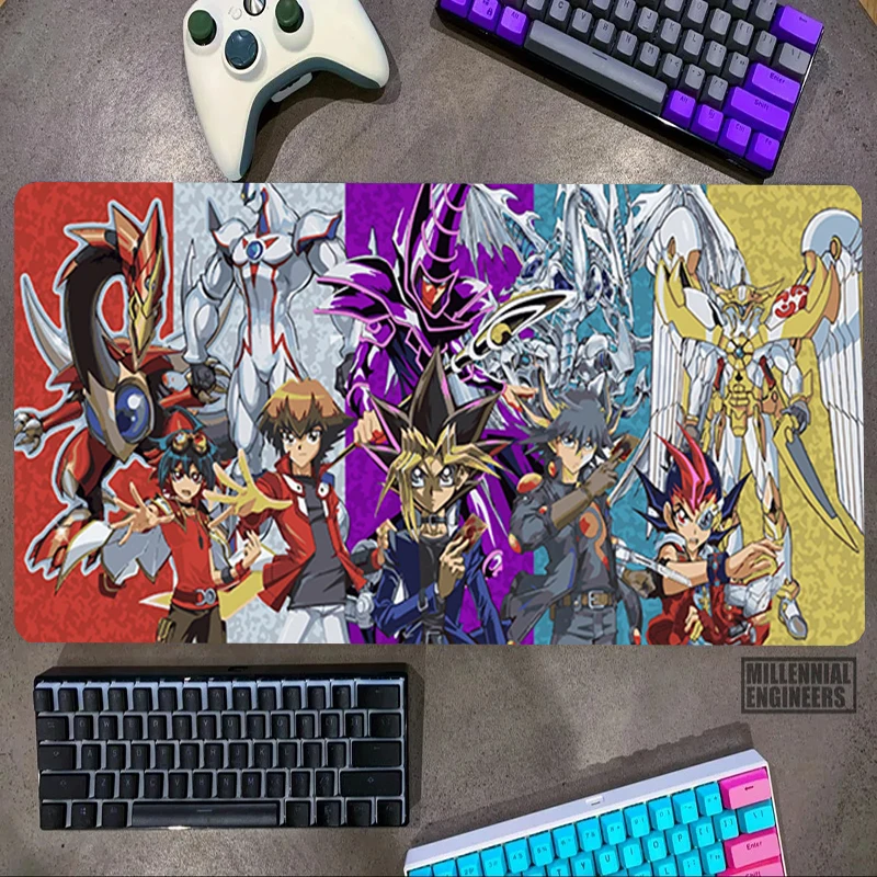 

Yu-Gi-Oh! Cartoon Mouse Pad Premium Mousepad Gaming Mats Desk Mat Big Mousepepad Keyboard Office Accessories Gamer Extended Xxl