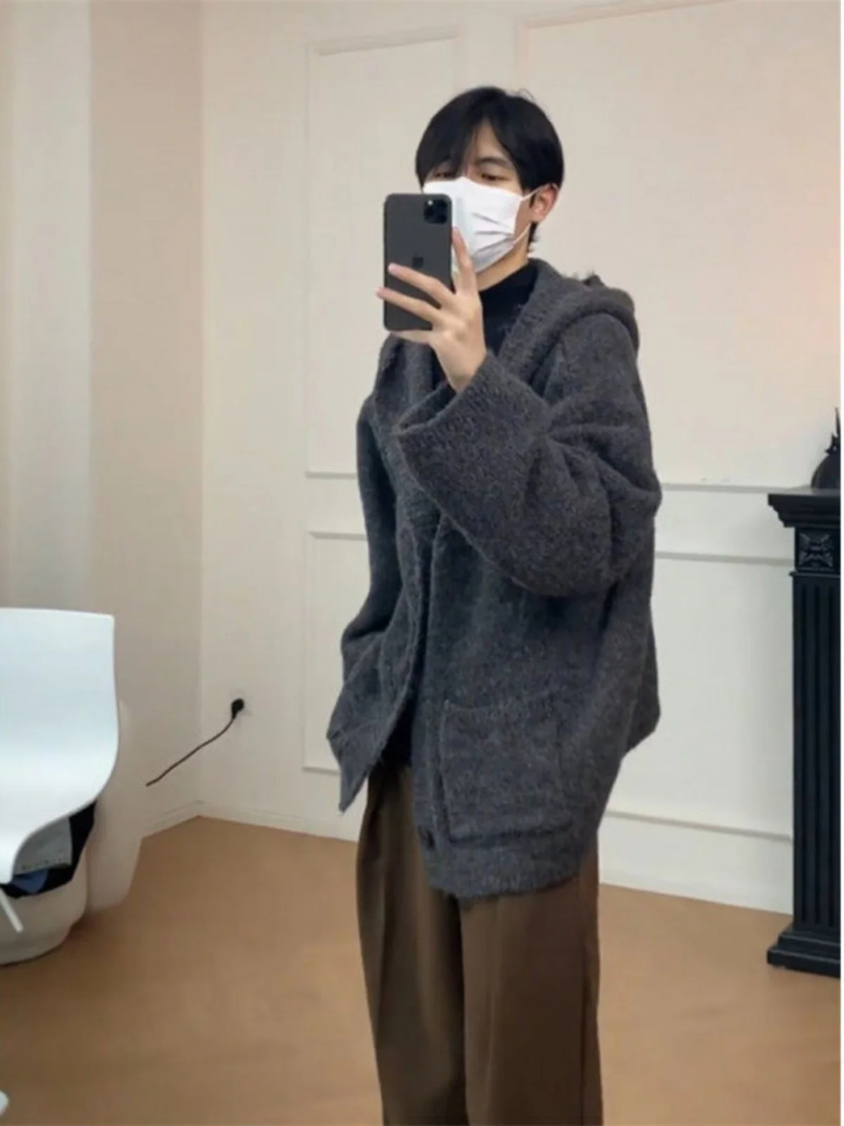 Deep Ey Knitted Car… - image