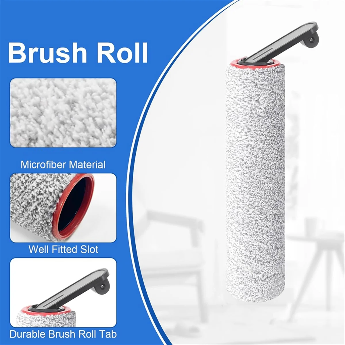 FZFZ Roller Brush and Hepa Filters for H14 Wet and Dry Vacuum Cleaner Replacement Accessories