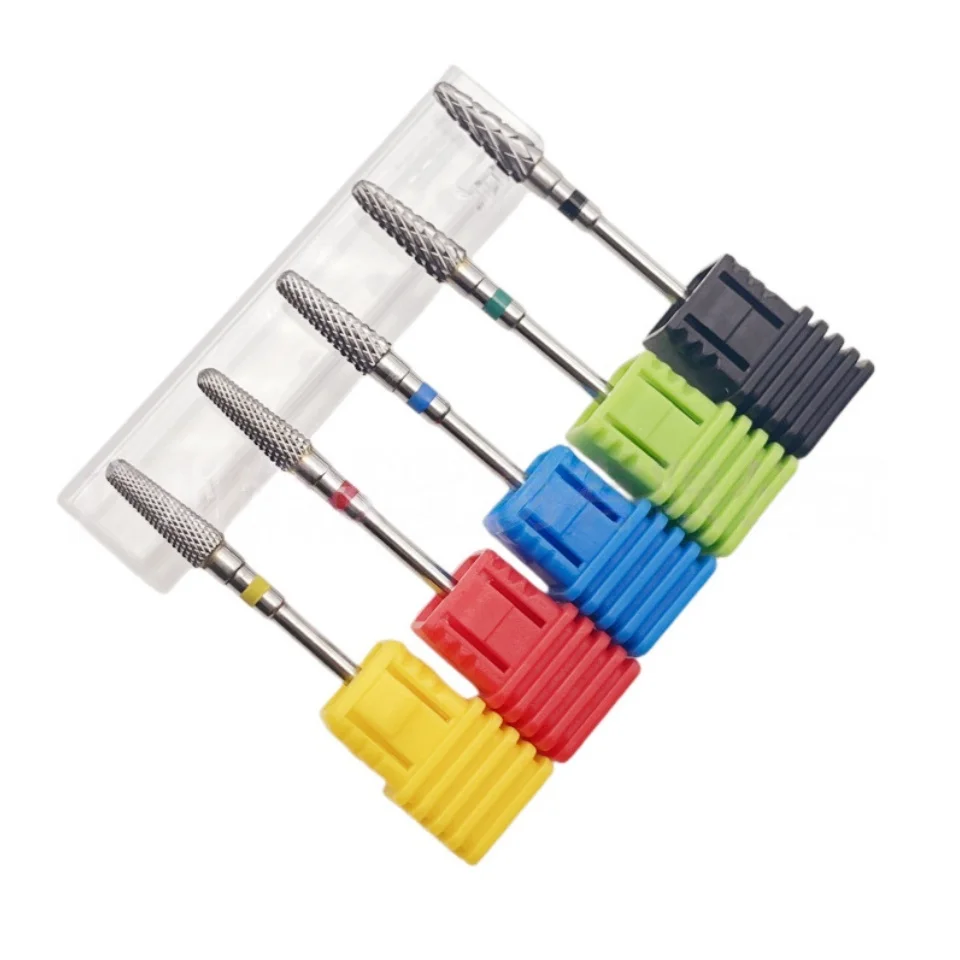 5pcs/set Stainless Steel Drills Extra Fine Carbide Cone Drills Bit 3/32\