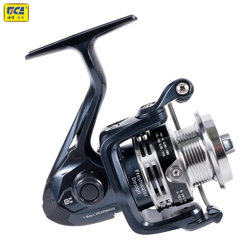 

TICA New Carbon Fiber Body Spinning Reel FN 800-6000 Front Unloading Smooth Swing Reel Outdoor Fishing Rods and Reels