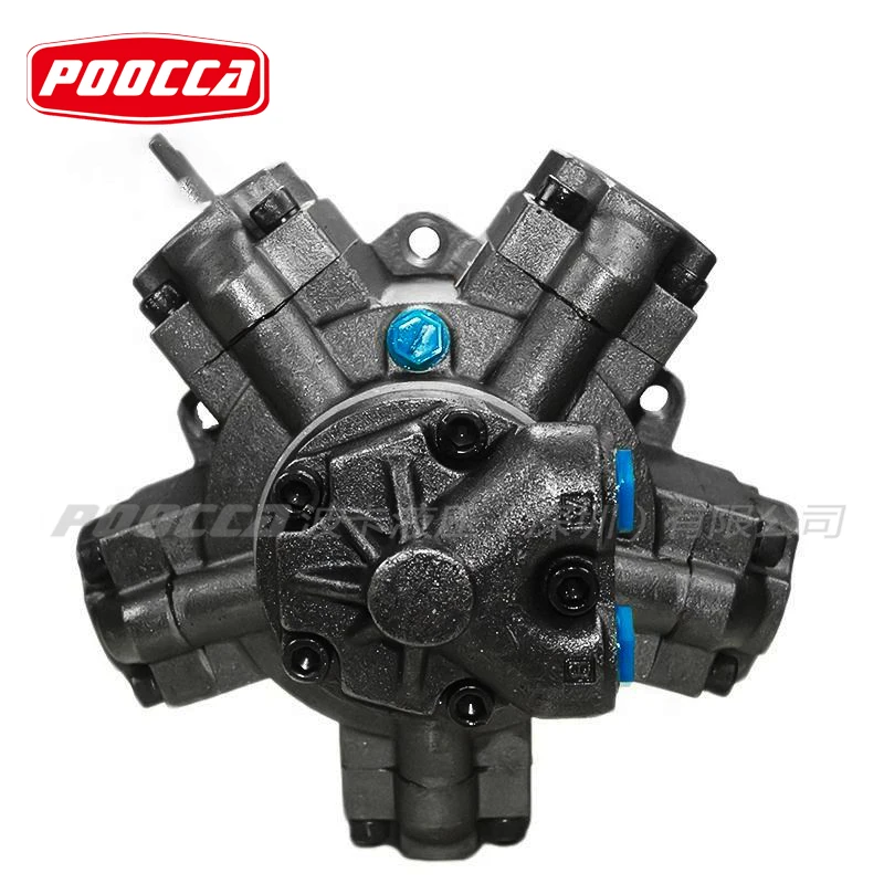 NHM8-serie NHM8-700 NHM8-1000 Intermot Vijfsterren radiale zuiger hydraulische motor met hoog koppel voor spuitgietmachine