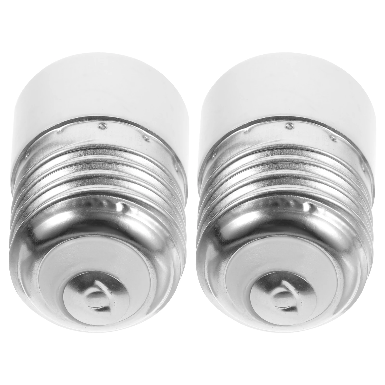 

2Pcs Lamp Holder Adapter E27 to E14 Socket Converter Convenient Use Light Bulb Adapter Screw Thread Matching Lamp Converter