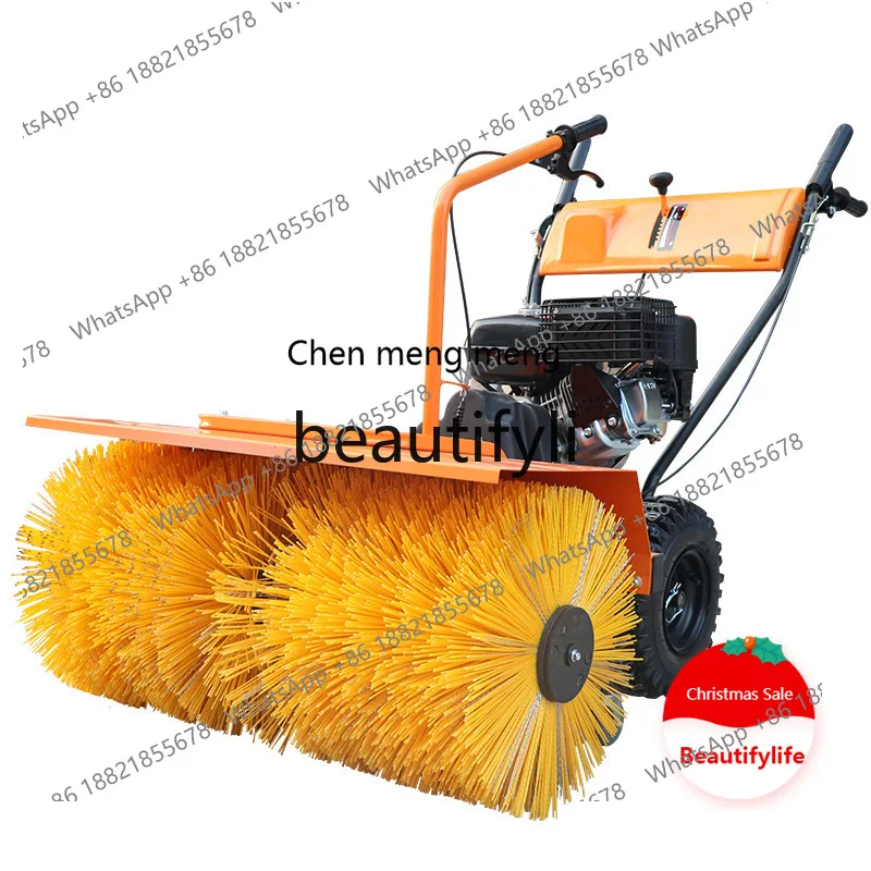 

X C45 Small, hand-pushed snowblower, ride-on, greenhouse snowblower, loader changed to snowblower