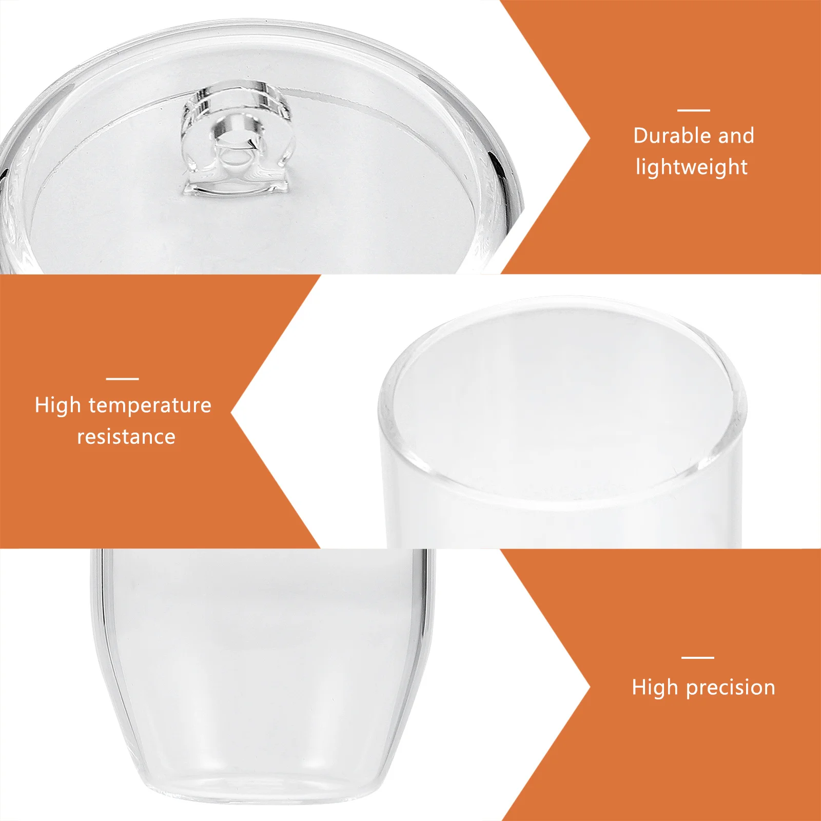 1Pcs Quartz Crucible Melting Crucible High Temperature Furnace Metal Smelting Cup for Lab Refining Use Metal Smelting Cup