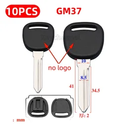 Keychannel-Transponer Chave Chip de Reposição Caso, Lâmina Chave, Ferramenta Serralheiro, GM, Chevy, Buick, Mini Van, B111, PK3, 10 peças por lote