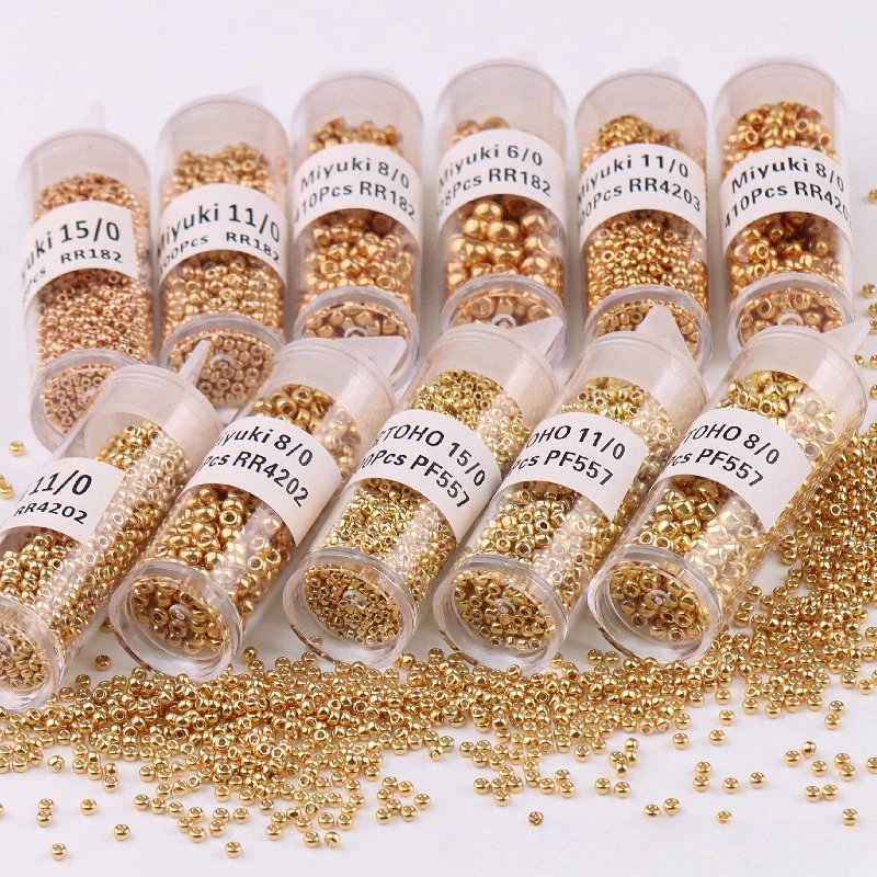 

10g Gold or Silver Plated Glass Beads for DIY Jewelry Making