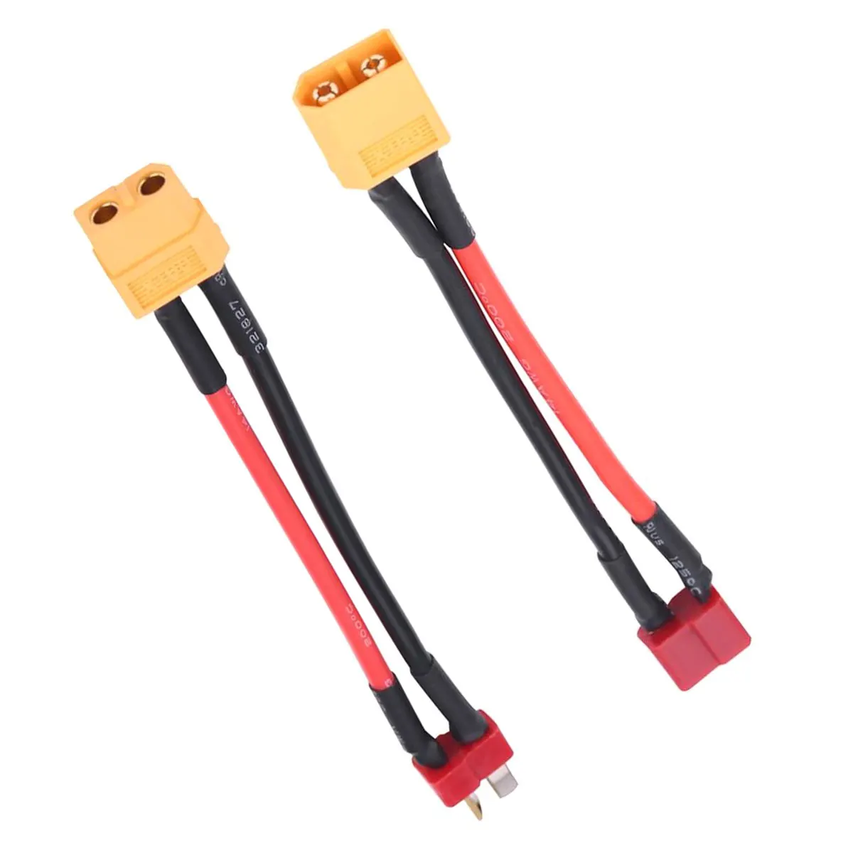 Deans T Plug Para XT60 Macho/Fêmea Conector Adaptador/w 14AWG Cabo para RC Carro Barco Aeronave Helicóptero Quadcopter Lipo Bateria