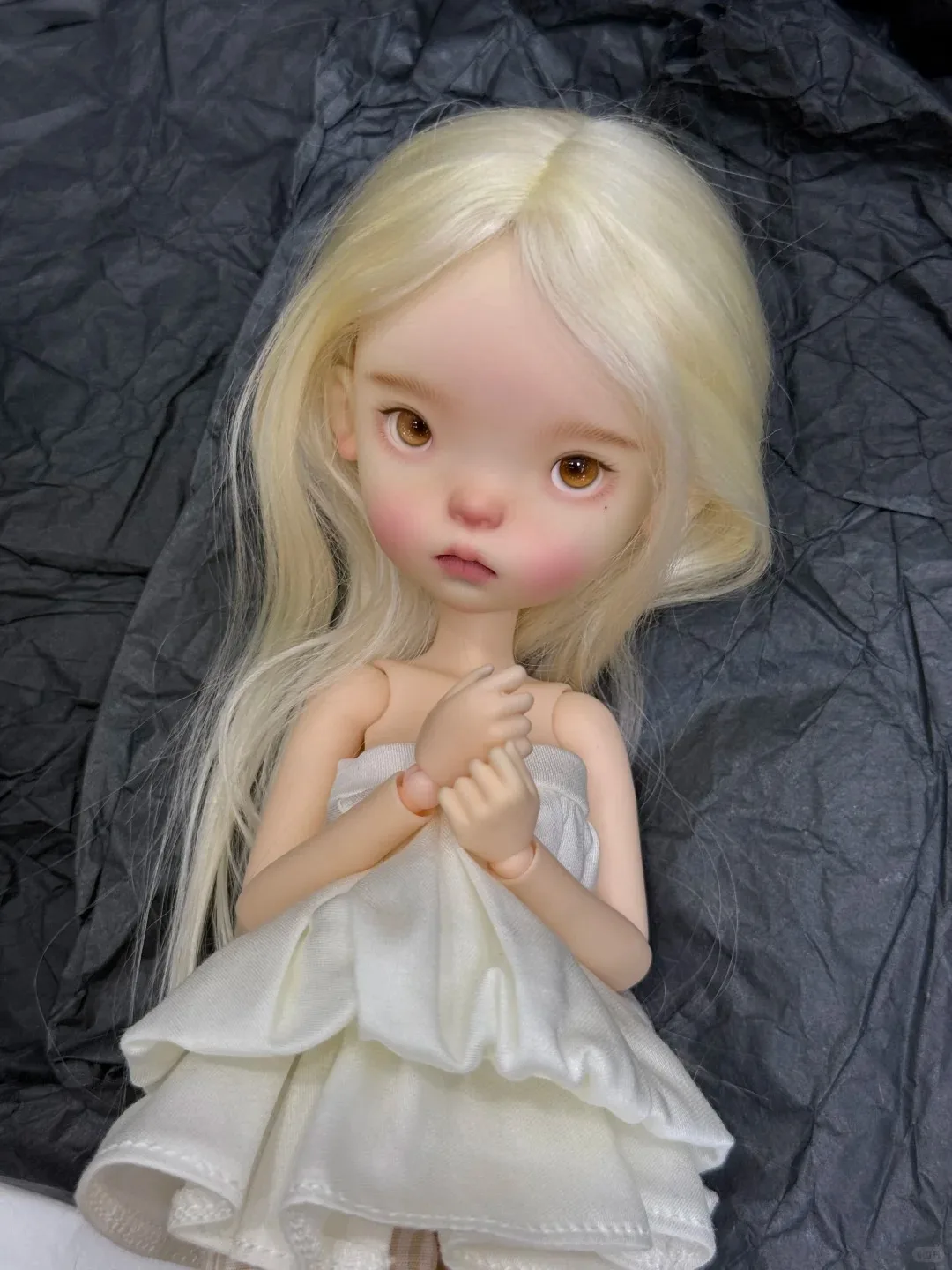 

Кукла BJD 1/6, Landoudou, милая девушка, коричневая кожа, высококачественная игрушка из смолы, новый подарок на день рождения, куклы на складе