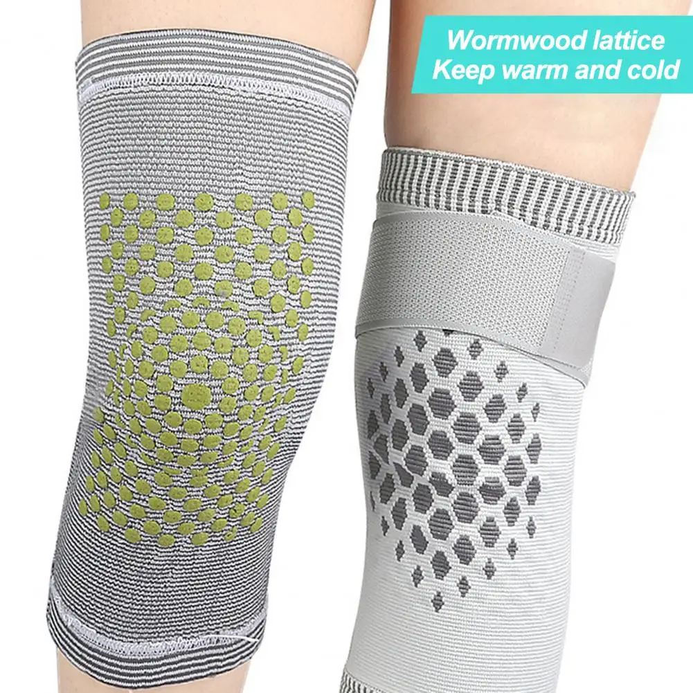 Knee Support Braces 1 Pair Knee Braces Compression Sleeves with Fastener Tape Soft Breathable Knee Support Sleeves for Pain