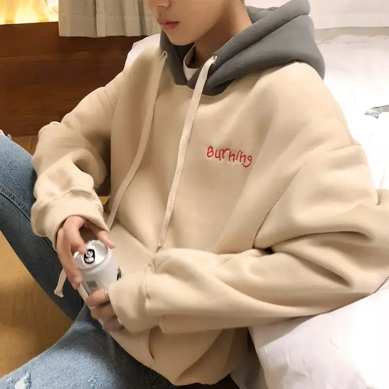 

Sweatshirts For Man Loose Black Men's Clothing Hip Hop Hoodies Hooded Fleeced Elegant Classy Low Price Autumn Luxury One Piece