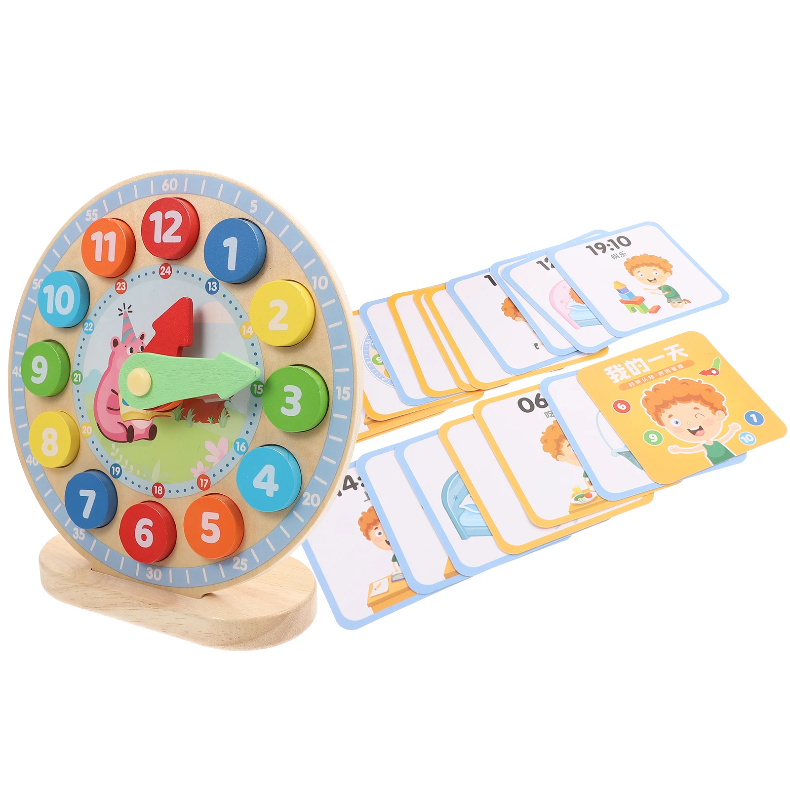 디지털 시계 교육 보조인지 나무 인식 유아 어린이 아기 어린이 장난감 시계 수학