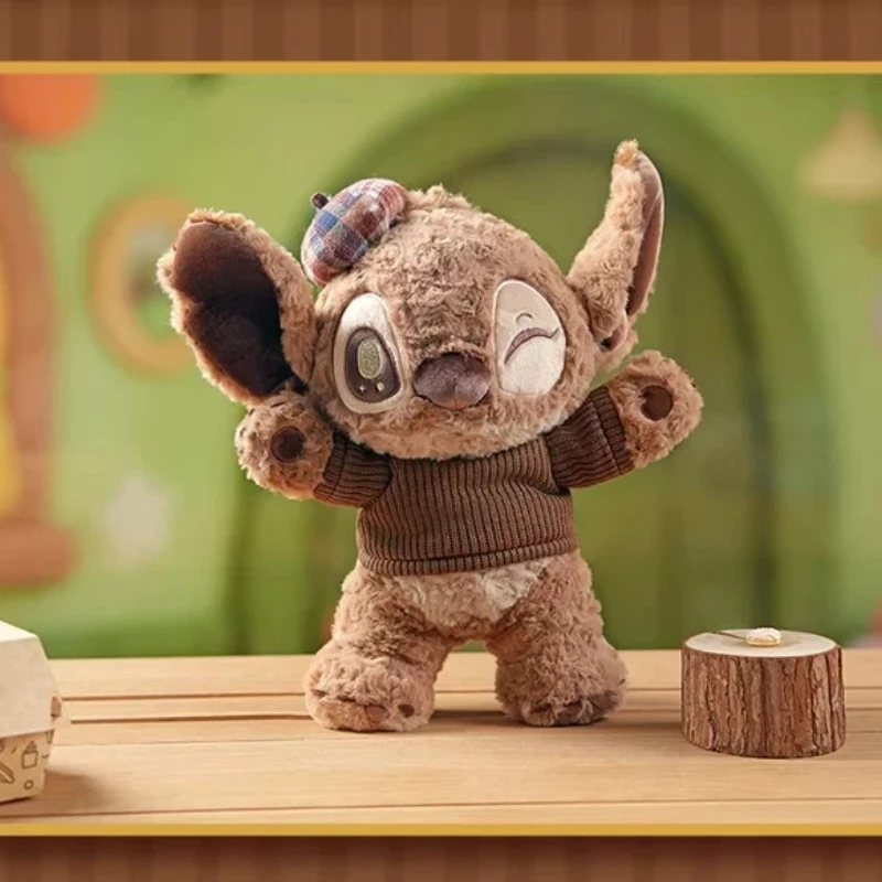 دمية ديزني ستيتش المحشوة من بوتديميل، سلسلة الشوكولاتة الدافئة للشتاء، لعبة محشوة، رفيق النوم، هدية للأطفال والفتيات، ديكور منزلي
