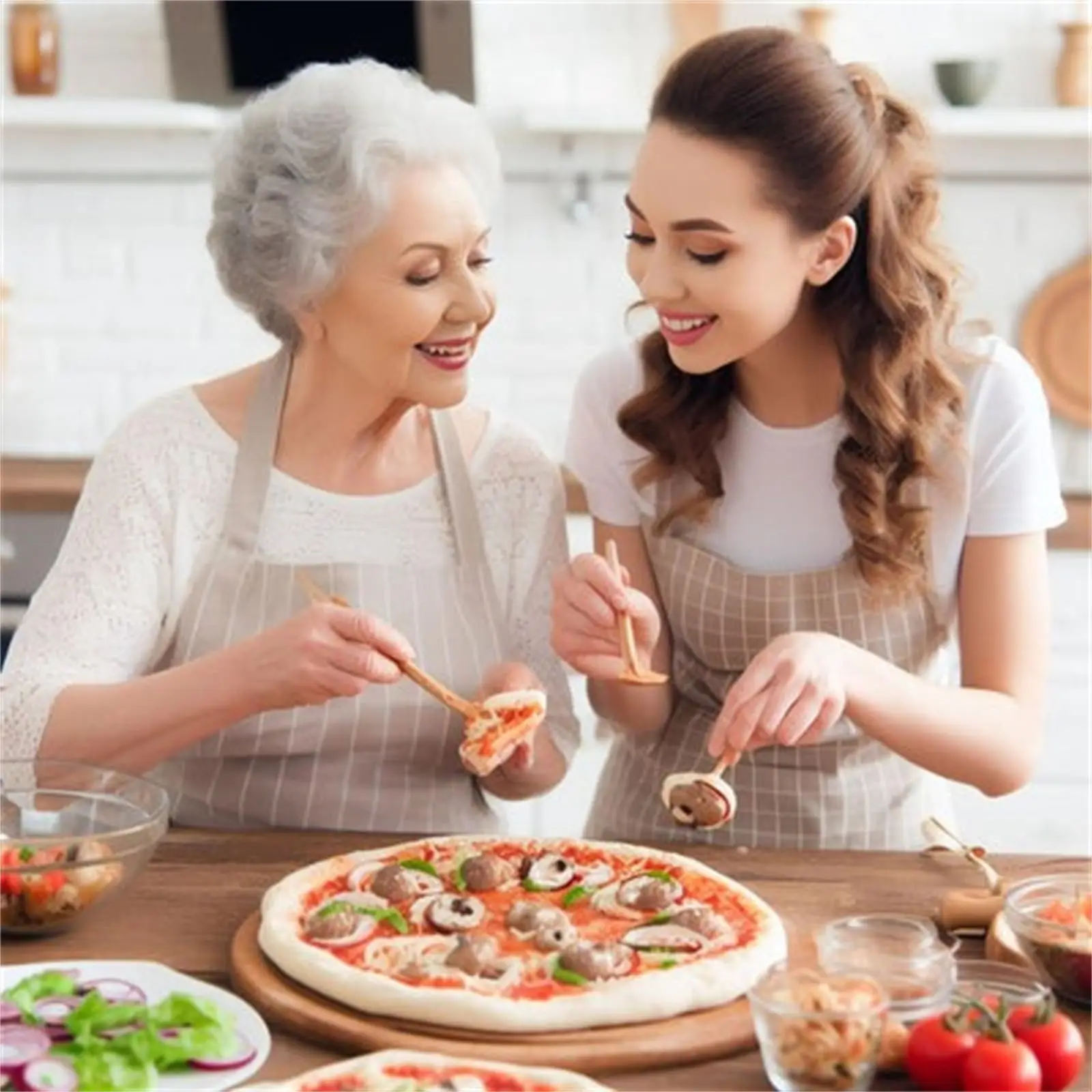 Pá De Casca De Pizza Dobrável Deslizante Com Cabo De Madeira, Bandeja De Transferência, Espátula De Pizza, Ferramentas De Cozimento De Pão, Gadgets De Cozinha, Acessórios