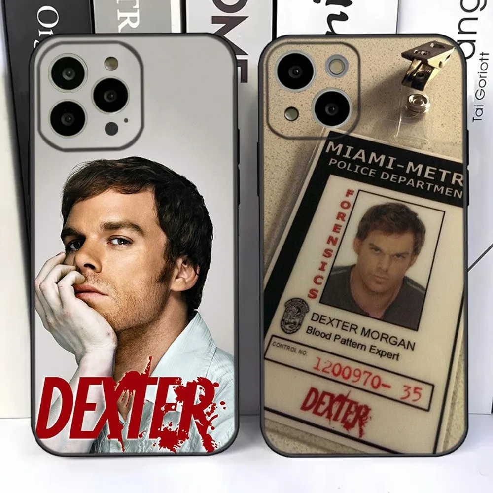Dexter Morgan Phone Case For iPhone 15,14,13,12,11 Plus,Pro,Max,XR,XS,X,7,8 Plus,SE,Mini Silicone Soft