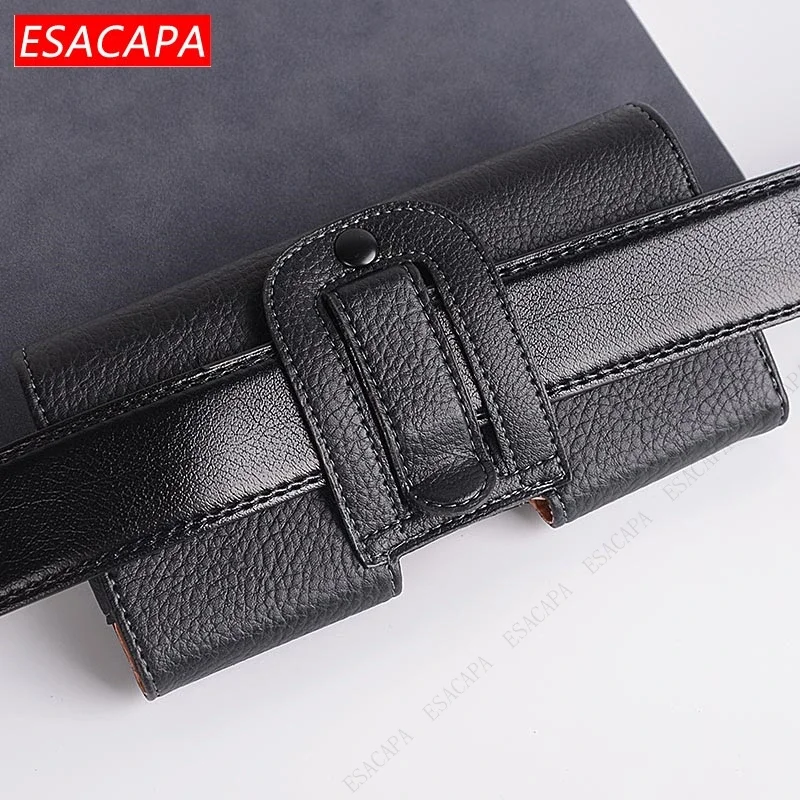 Flip Leather Belt Clip Pouch For Redmi Note 13 Pro Plus 5G Magnetic Leather Case Belt Clip Holster For For Redmi Note 13 Pro+
