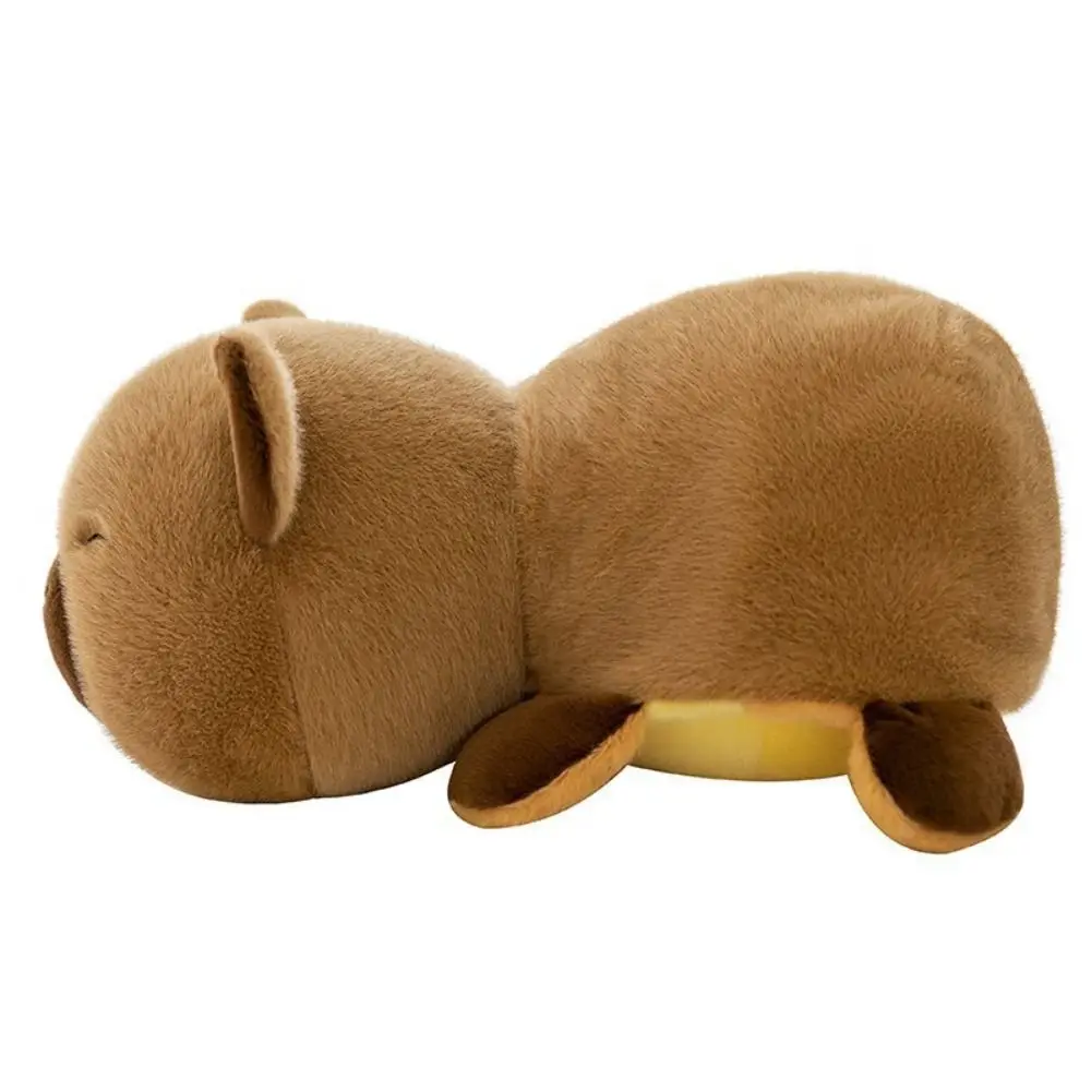 Capibara de doble cara, juguete de peluche de abeja, almohada suave, Animal relleno, muñeco de peluche de Capibala, 33cm, 2 en 1, juguete para niños