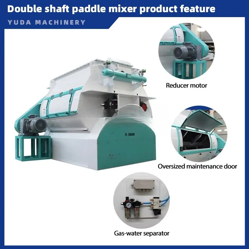 YUDA Animal Feed Processing Machines Poultry Corn Grain Feed Mixer for Chicken Cow