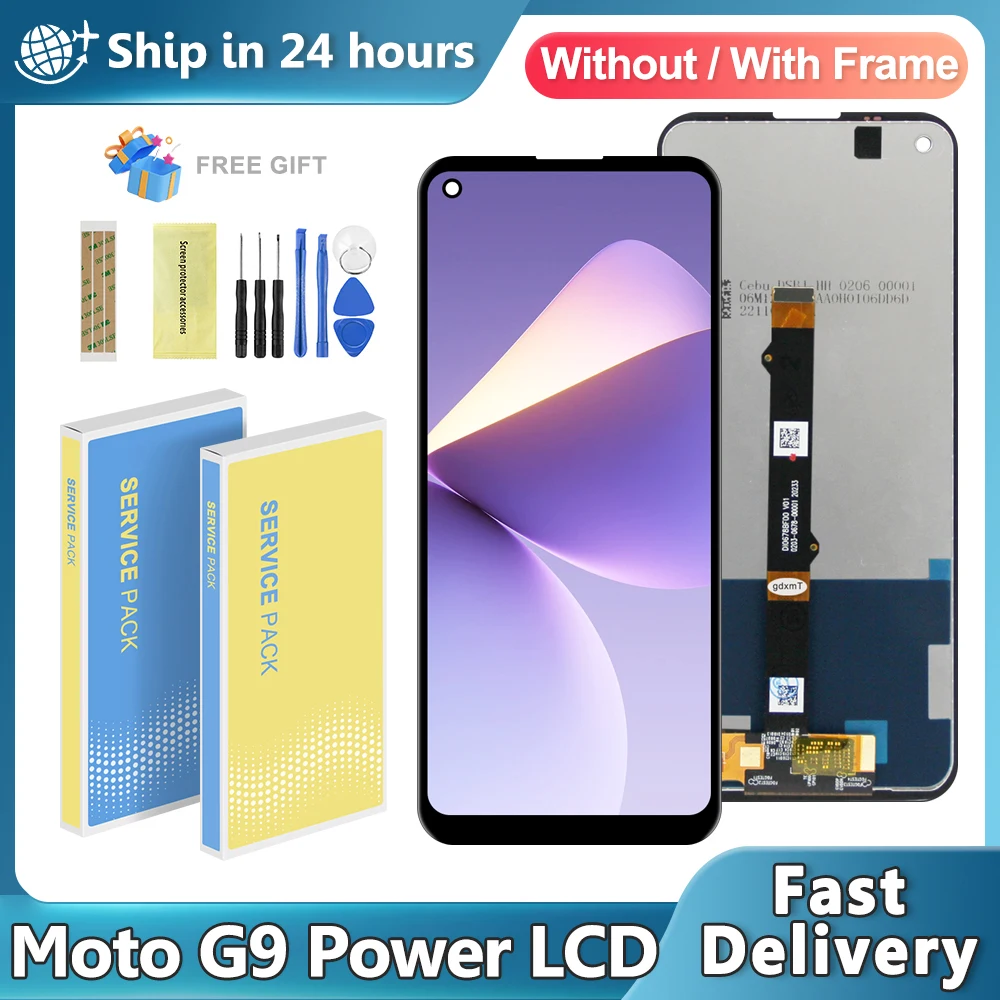 For Motorola Moto G9 Power XT2091-3 XT2091-4 LCD Display Touch Screen Digitizer Assembly For moto G9 power Screen Replacement