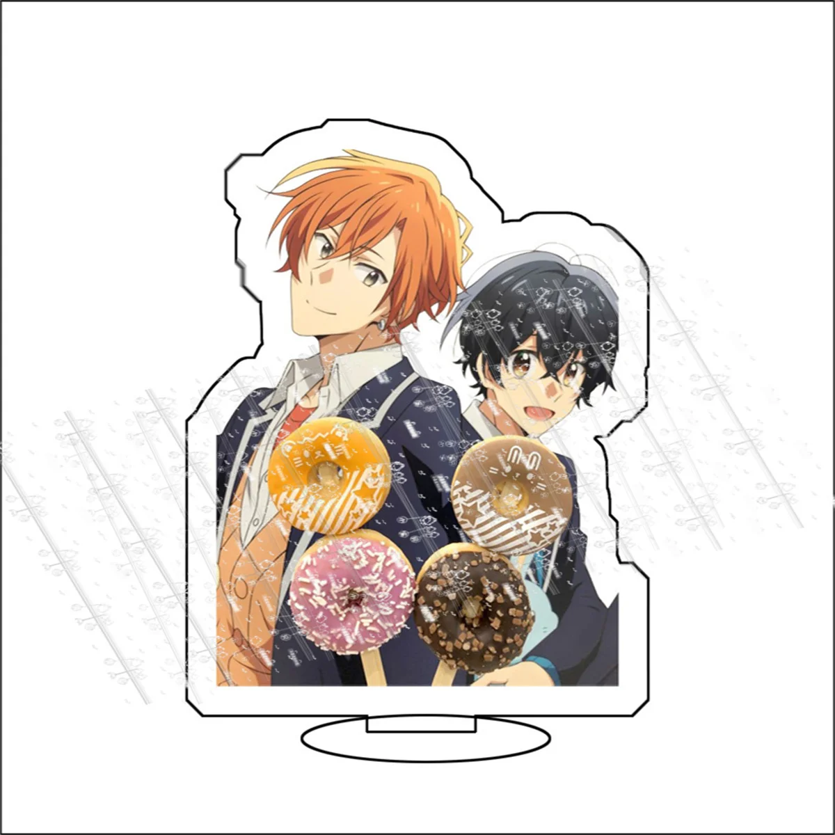 Anime Fans Gift Charm BL Sasaki to Miyano Acrylic HD Character Stand Model Plate  Miyano Sasaki Standee Desk Decor Series 15cm