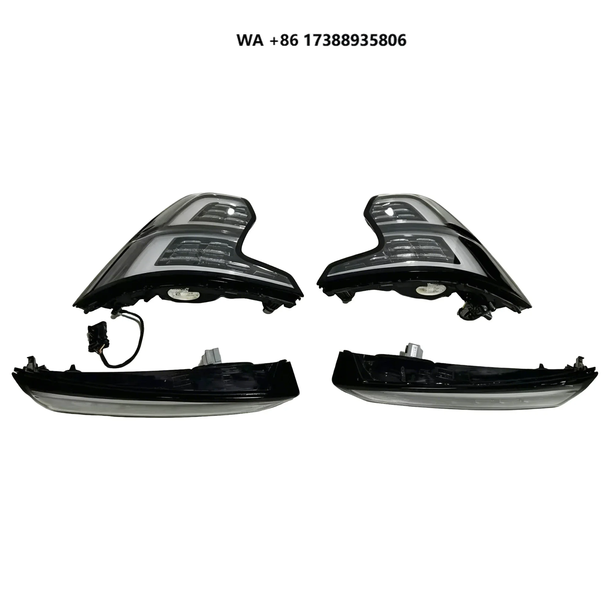 LED Taillight Assembly for Vo-lvo S60 Venom Model, Smo-ked Sequential Turn signal Upgrade Taillights
