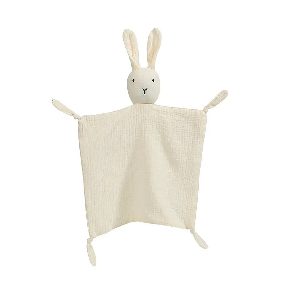 Mousseline Baby Comfort Handdoek Katoenen Trooster Deken Zacht Pasgeboren Slapen Poppen Kindermode Slaap Speelgoed Kalmeren Sussen Handdoek Slabbetjes