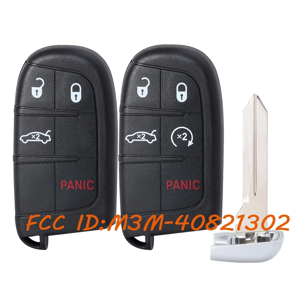 

M3M-40821302 Умный дистанционный брелок для Chrysler 200 300 Dodge Charger Challenger SRT 2015-2023 4A Чип 68155686 68394191 68394023