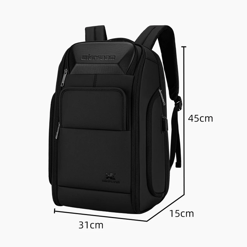 Men's new business backpack waterproof backpack casual large capacity travel multi-functional password anti-theft computer bag