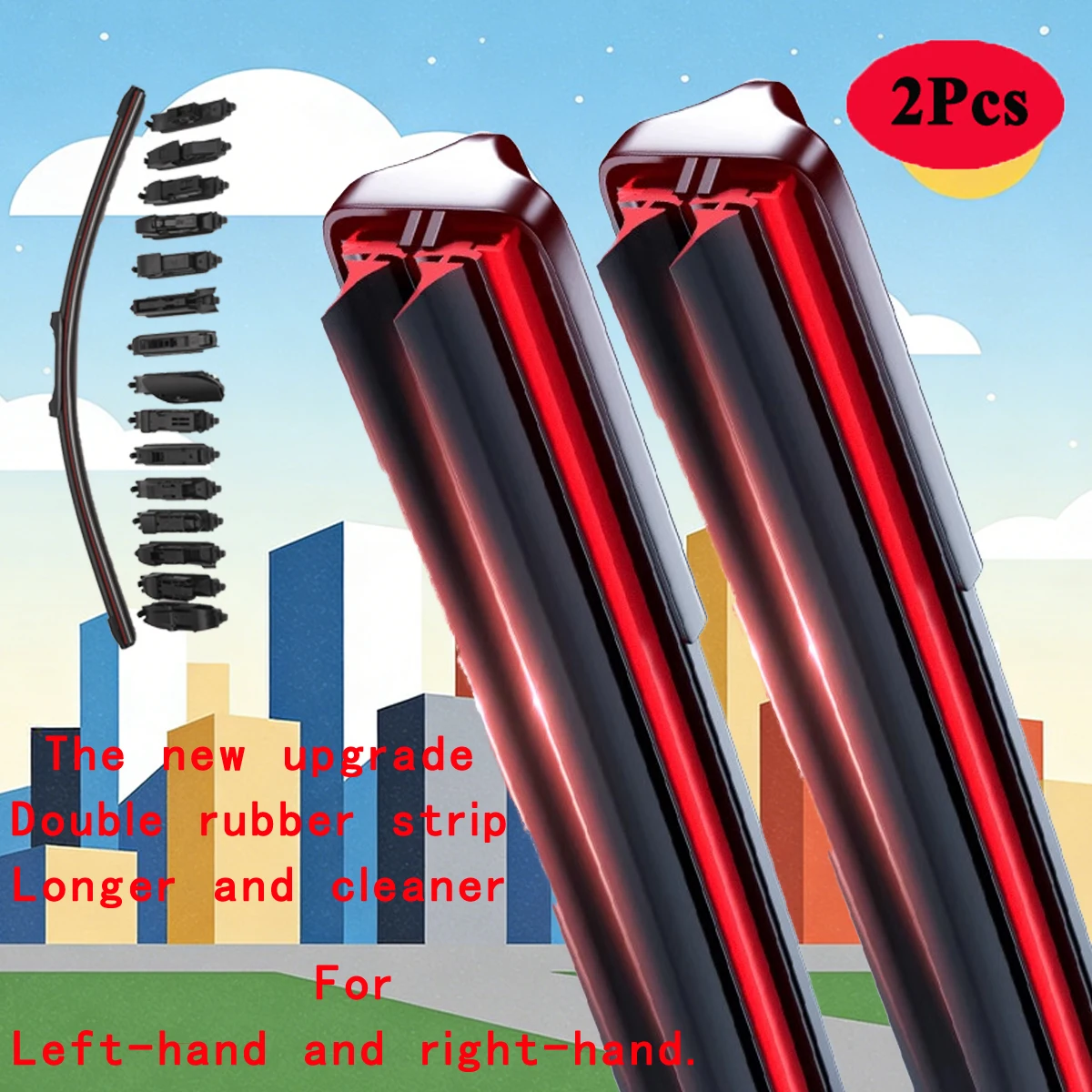 

For Lincoln Zephyr 2006-2009 Car Windshield Wiper Blade Front Windscreen Brushes Washer Accessories Cleaning Replacement Parts