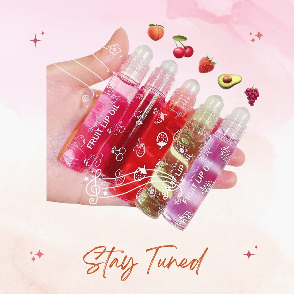 

Roll-On Lip Oil Moisturizing And Hydrating Lip Gloss Nourishing Lip Balm Liquid For Smooth And Soft Lips Long-Lasting Lipstick
