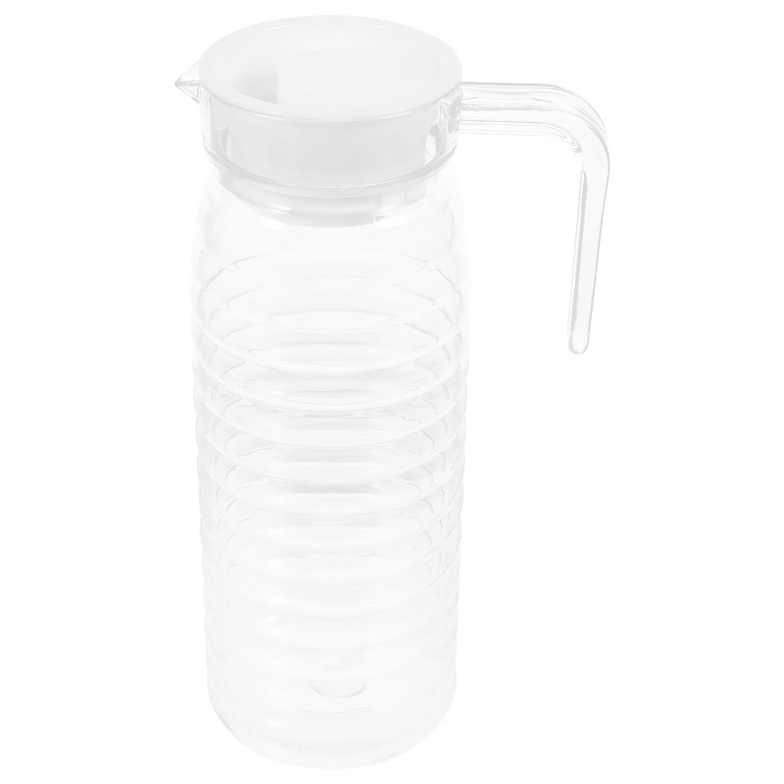 

1.1L Thickened Acrylic Drink Pitcher Transparent Juice Jug With Lid Large Capacity Beverage Container For Fridge Iced Coffee