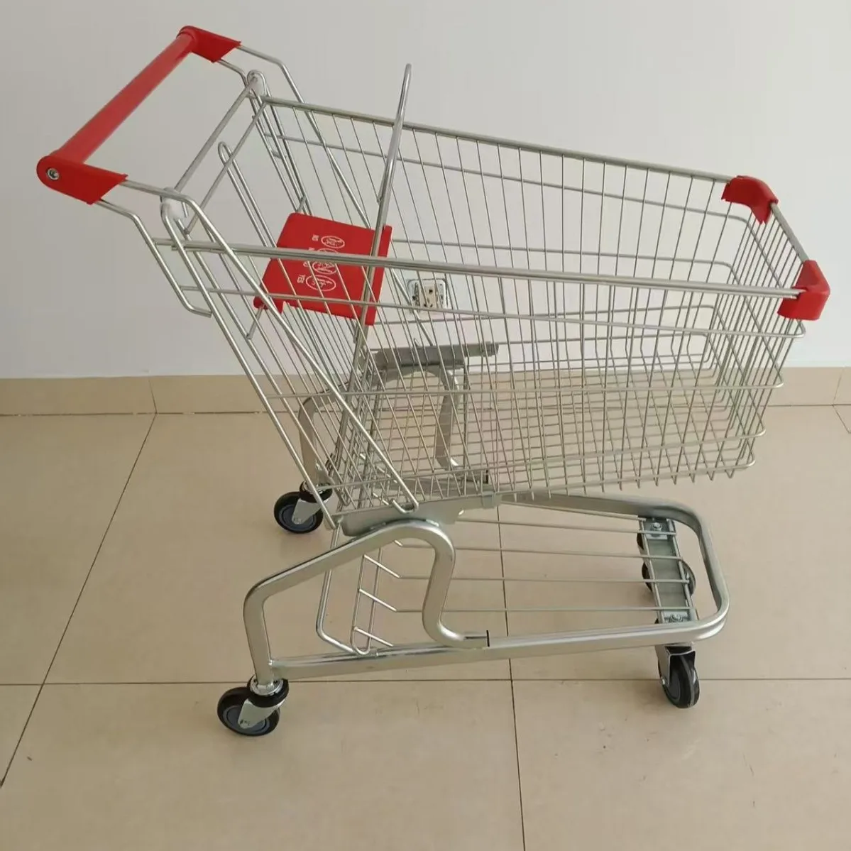 Supermarket shopping cart, large capacity lightweight convenience store property Limin shopping cart