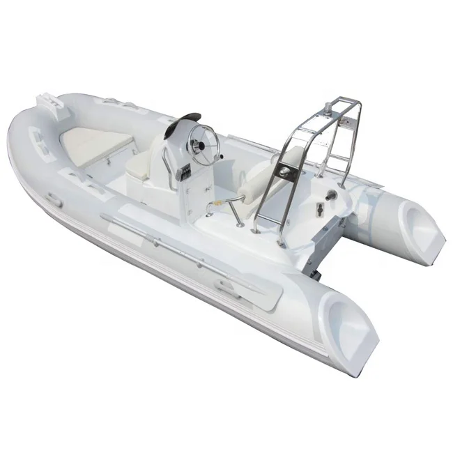 14ft RIB 430 Fiberglass RIB Inflatable Boat With Optional Nter Console