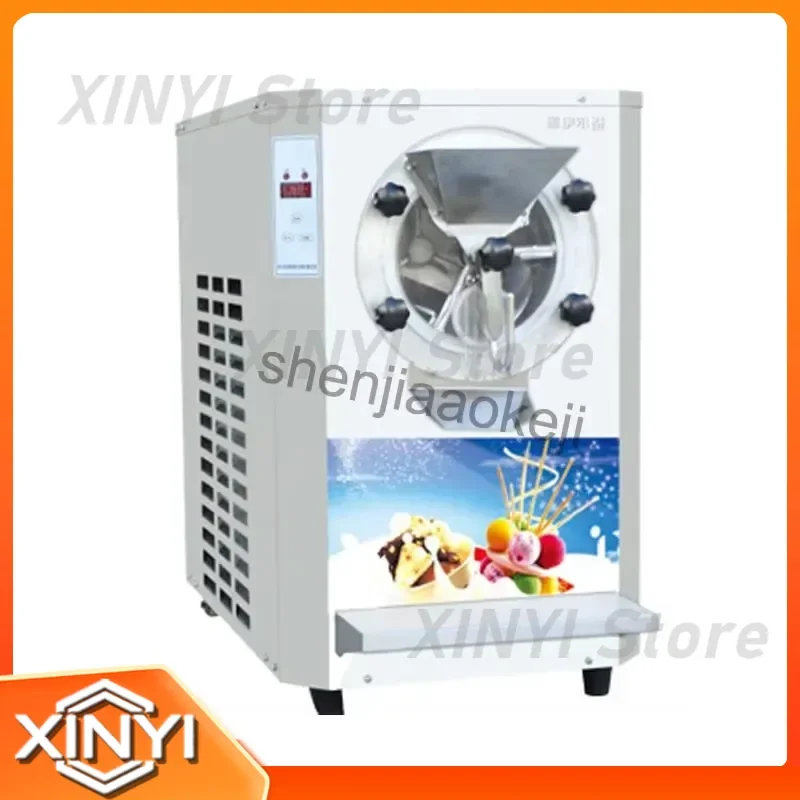 220V Commercial Electric Hard Ice Cream Machine 20L/H Vertical Batch Freezer 2800W 1pc