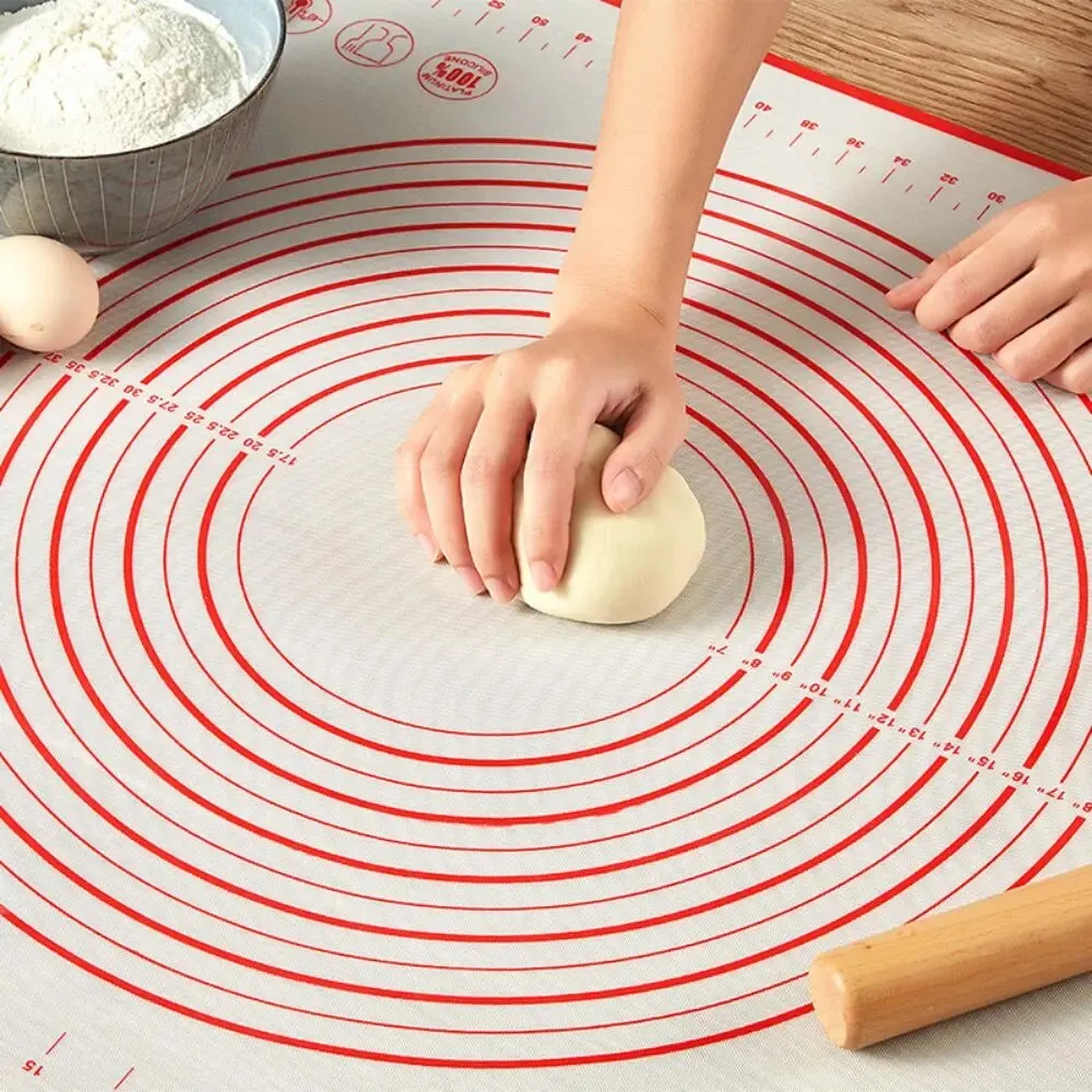 Silicone Kneading Mat Rolling Dough Baking Macaron Mat Silicone Cutting Board Flour Mat Heat Insulation Mat