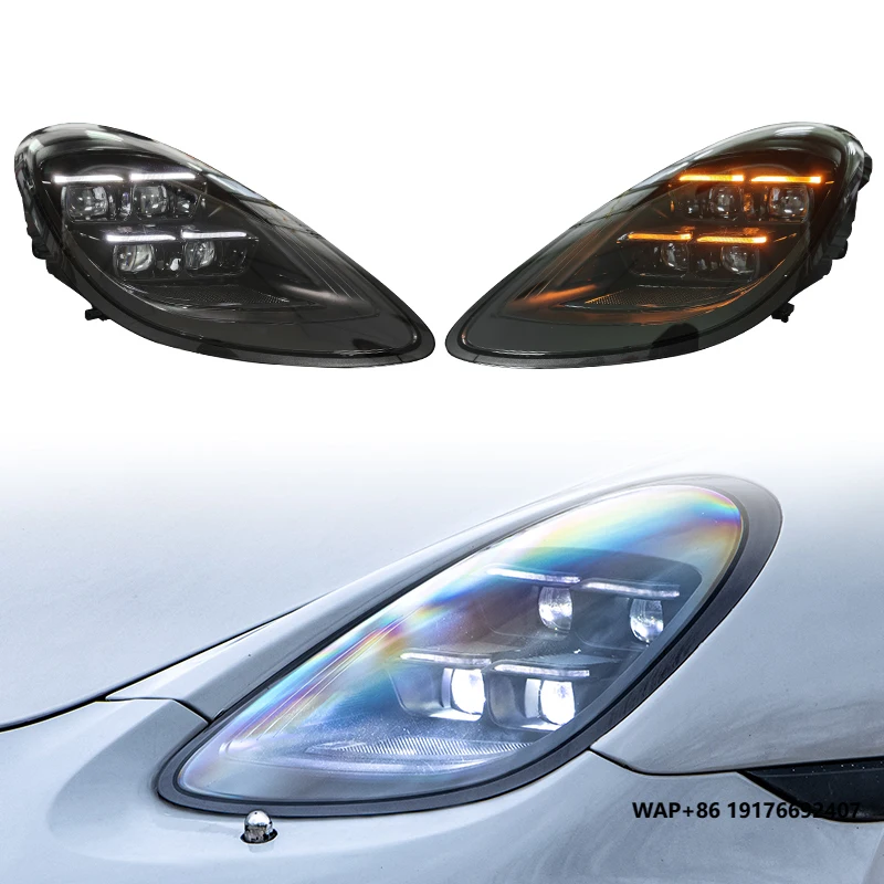 

YU GUANG forPorsche 981 Cayman Boxster New Arrival LED Head Lights 2012 2015 Year Headlamp Upgrade Many Lens LED Headlights