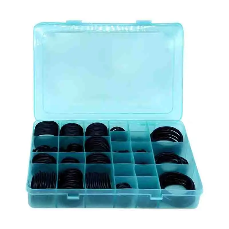 

For Komatsu Excavator 435 pieces NBR90 hardness tester Nitrile 90 coastal rubber sealing O-ring box NBR90