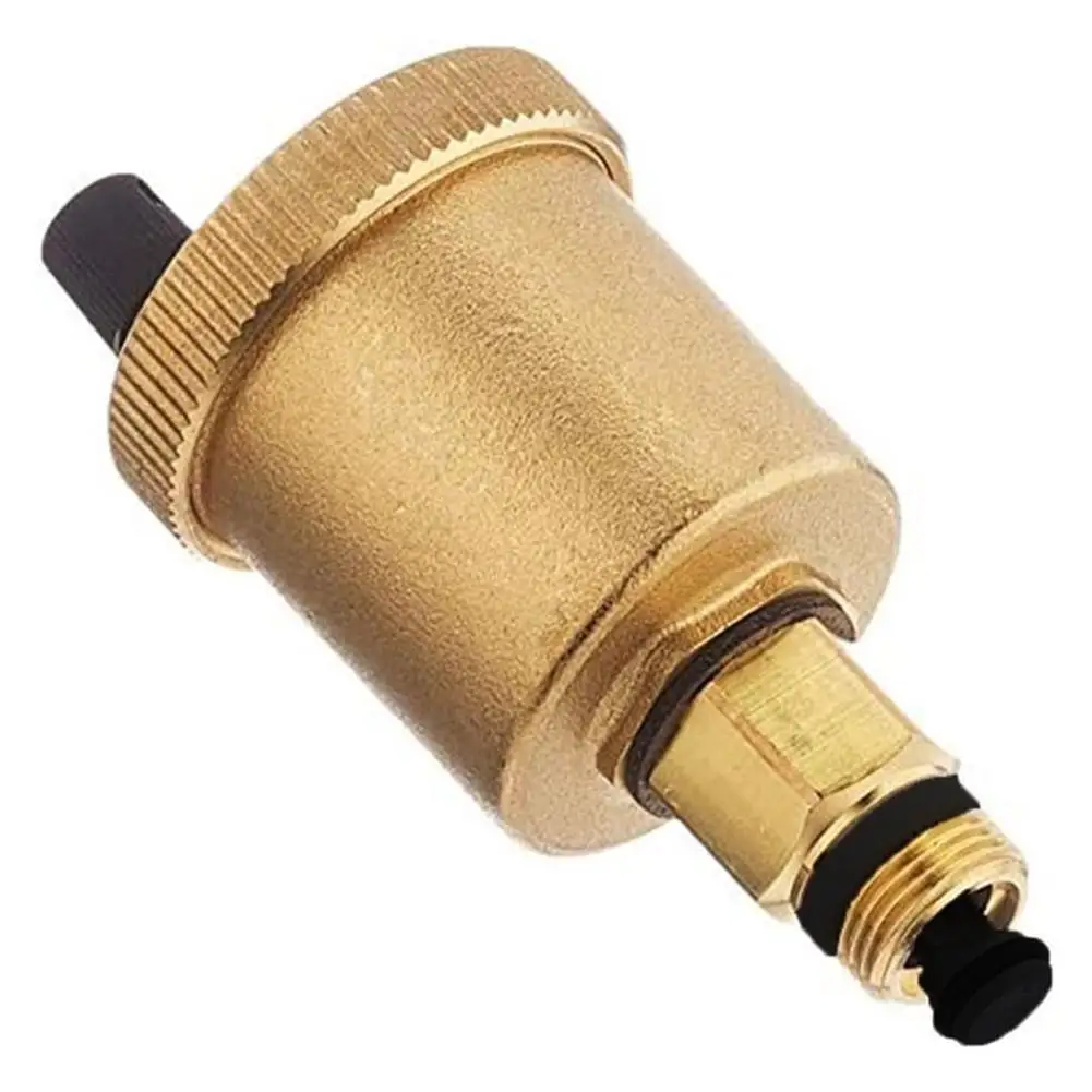 1pc Heater Automatic Quick Vent 3/8 Inch Brass Vent Valve System Vent Vertical Minical Vent Heating Home Improvement