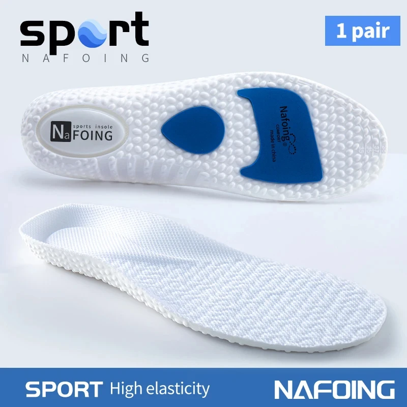 

Sport Insoles for Shoes Sole Shock Absorption Deodorant Breathable Cushion Running Insoles For Feet Man Women Massage Care Pads