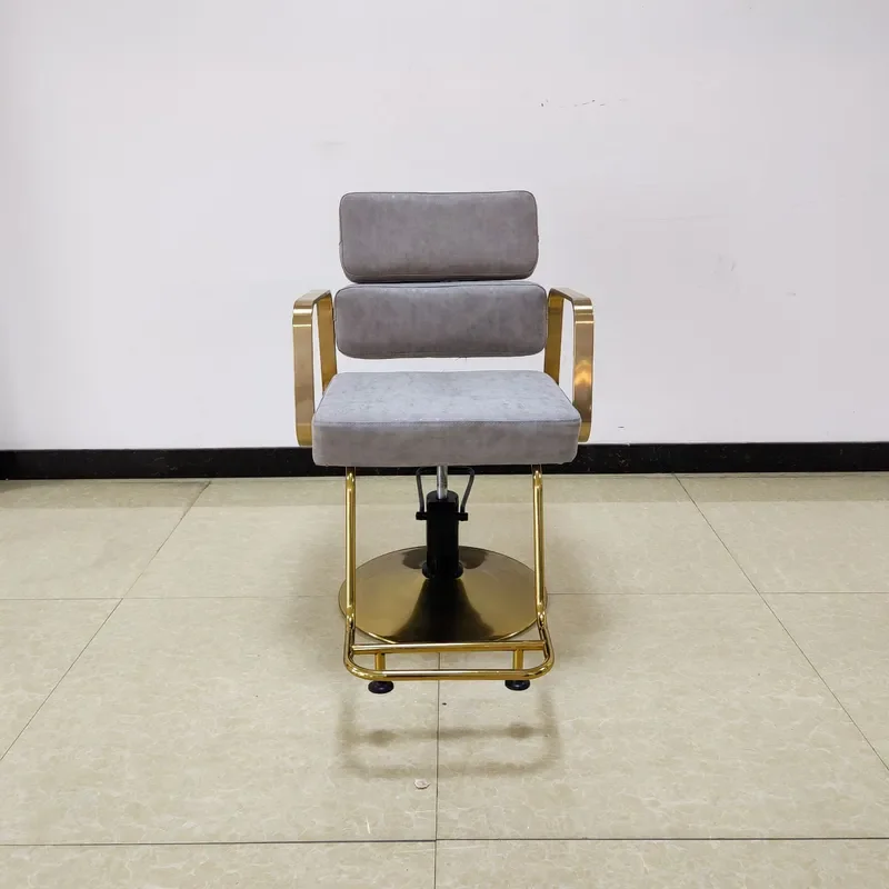 Stainless Steel Hydraulic Lift Base for Barber Chair Professional Salon Equipment Heavy Duty Pump Mechanism for Hairdressing
