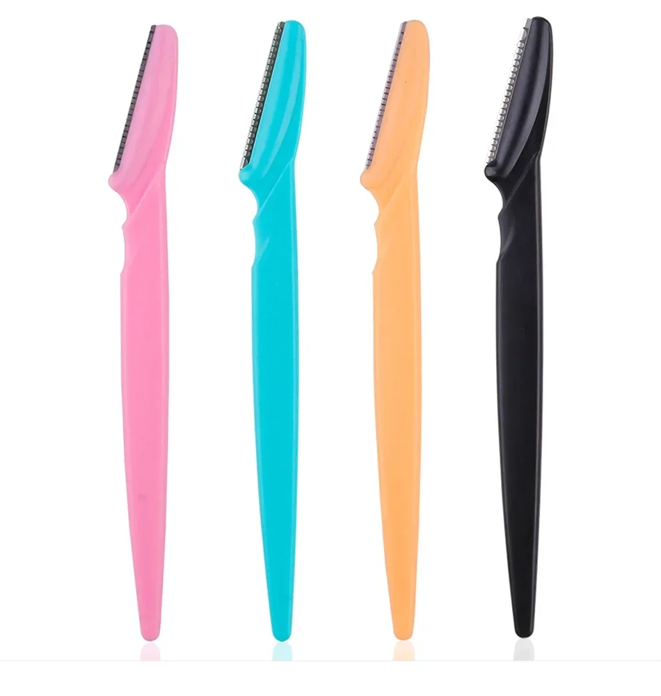 3/10Pcs Augenbraue Epilation Haar Entfernung Schneider Sicherheit Messer Make-Up Schaber Augenbraue Trimmer Klinge Frauen Gesicht Rasierer Tragbare – Detail 12