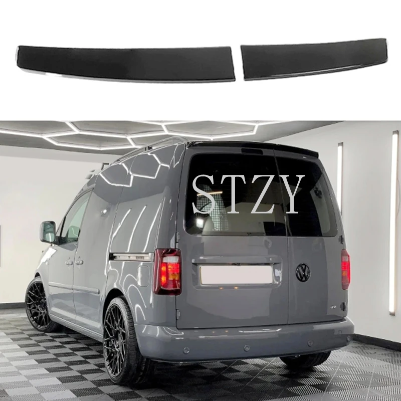 

For Volkswagen VW Caddy Double Door Roof spoiler 2005 to 2018 Style Car Rear Roof Wing High Quality ABS Roof Spoiler