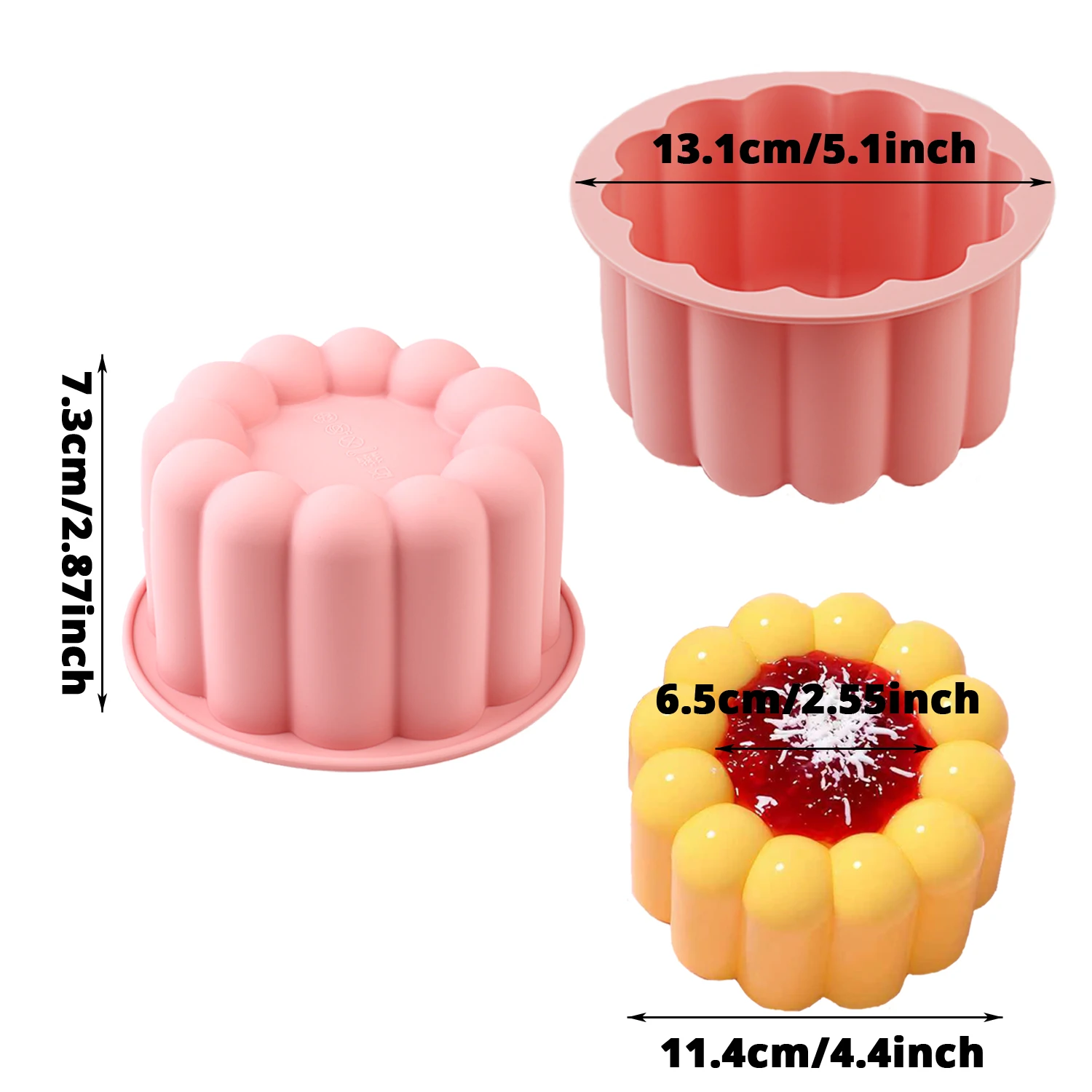 1 Cetakan Kue Silikon Silinder - Kitchen Baking Must Haves ulasan dan harga