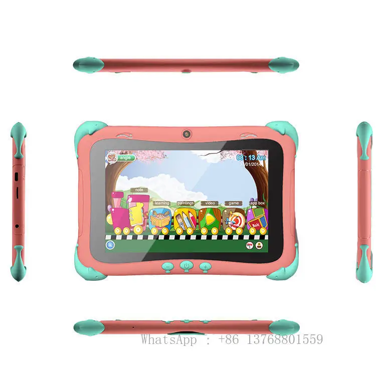 

Kids Tablet 8 Inch Android 10 Tablet PC 32GB ROM Quad-Core Parental Control Kidoz Installed WiFi Children Tablets