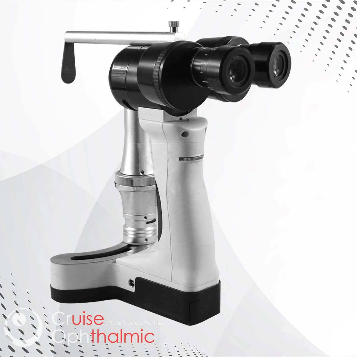 YZ3 Portable Slit Lamp Microscope LED Bulb | 4 Apertures Max 12mm10x and 16x | Objective Lens Rotation No Replace Eyepiece