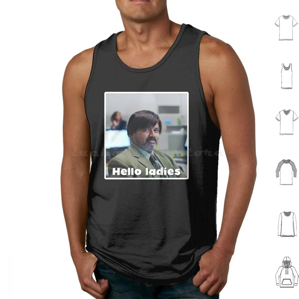 We Should Get Sushi , Carol!-Hello Ladies Tank Tops Vest Sleeveless Mad Bull Sushi Ebay Carol Sushi Carol Meme Indian Guy
