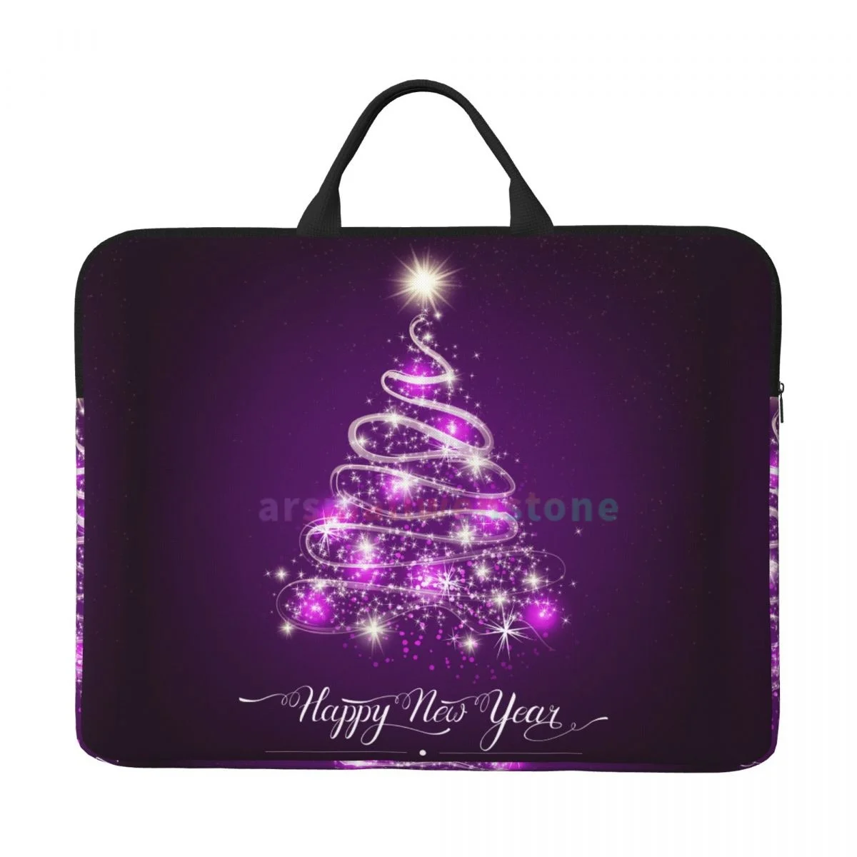 Christmas Theme Laptop Bag Computer Bag Office Business Travel 14 Inch Water Resistant Large Laptop Case