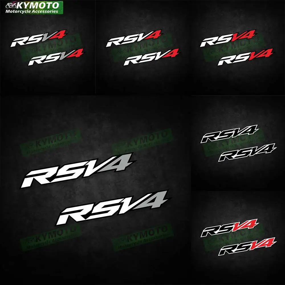 

Наклейки для мотоциклов Aprilia RSV4 RS V4: декоративные наклейки на обтекатель, шлемы, топливные баки, двигатели и ветровые стекла