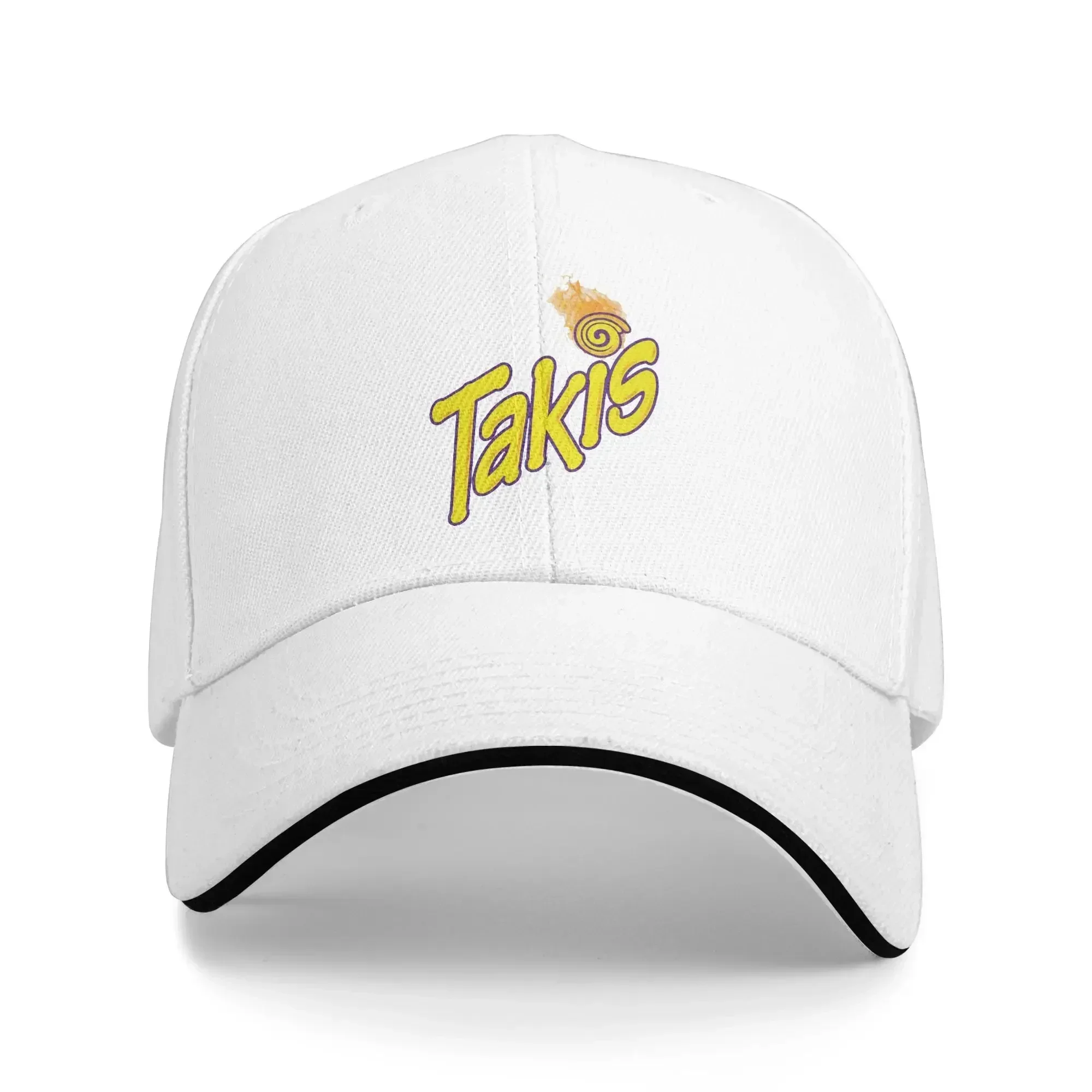 Gorra de béisbol informal de moda Takis, gorra ajustable de hip hop, gorras de béisbol unisex de verano, personalizables y policromáticas